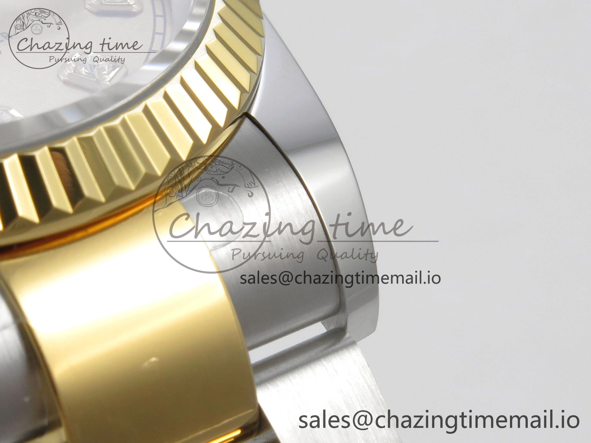DateJust 36 SS YG ARF 1:1 Best Edition 904L Steel YG Diamonds Dial on Oyster Bracelet SH3235