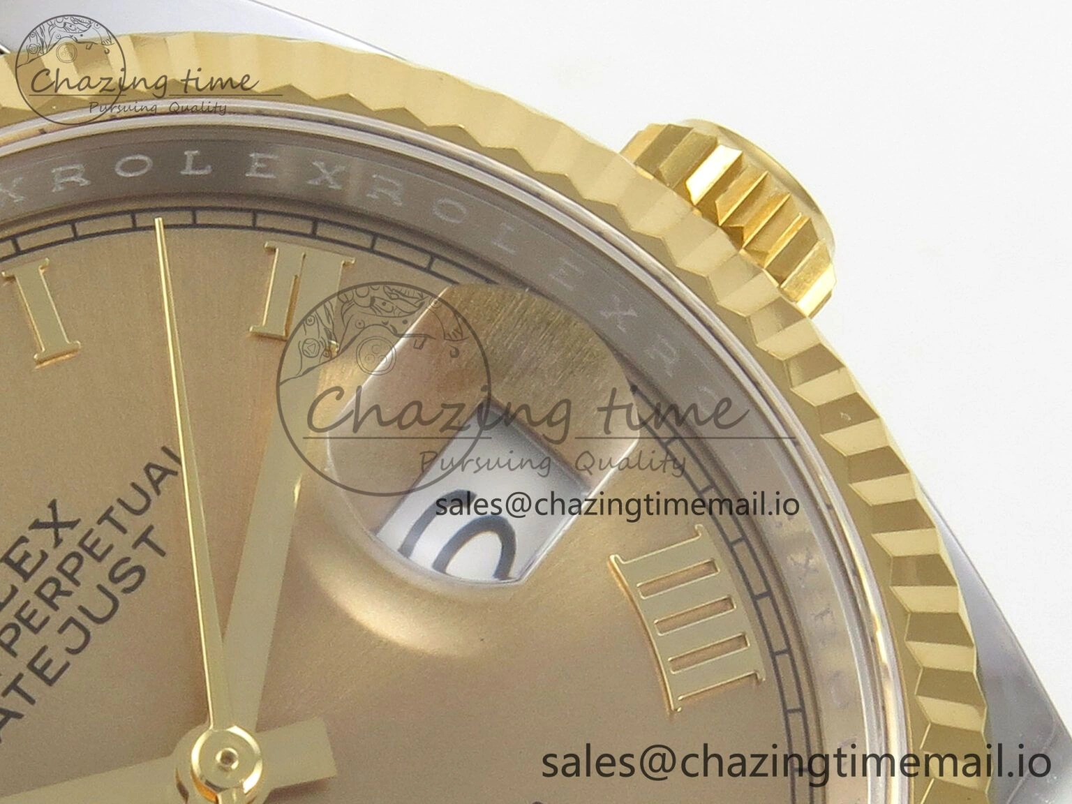 DateJust 36 SS YG ARF 1:1 Best Edition 904L Steel YG Roman Dial on Oyster Bracelet SH3235
