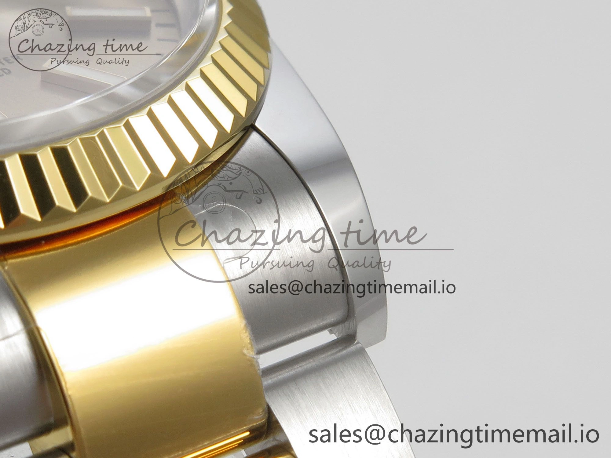 DateJust 36 SS YG ARF 1:1 Best Edition 904L Steel YG Stick Dial on Oyster Bracelet SH3235