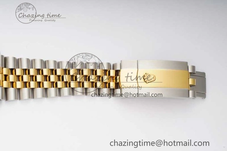 DateJust 36 SS YG DIWF 1:1 Best Edition 904L Steel White MOP Diamonds Dial on Jubilee Bracelet SA3235