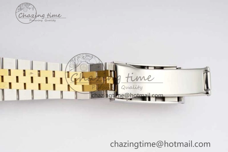 DateJust 36 SS YG DIWF 1:1 Best Edition 904L Steel White MOP Diamonds Dial on Jubilee Bracelet SA3235