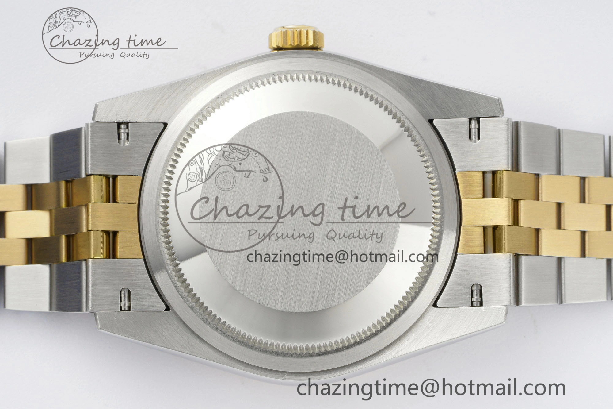 DateJust 36 SS YG Gold Wrapped JDF 1:1 Best Edition YG Diamonds Textured Dial on Jubilee Bracelet VR3235 V2