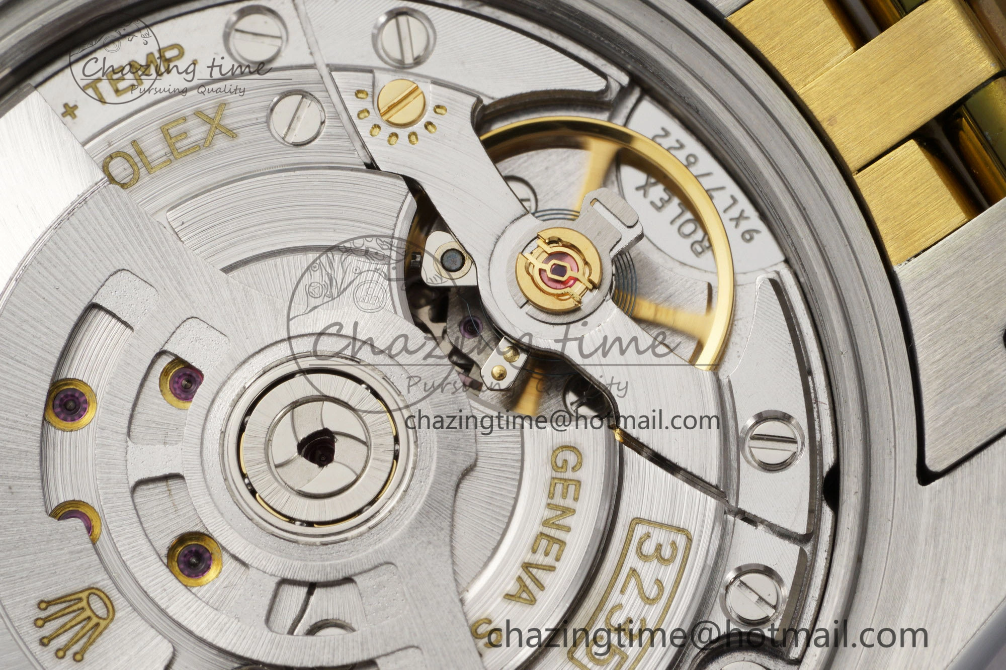 DateJust 36 SS YG Gold Wrapped JDF 1:1 Best Edition YG Diamonds Textured Dial on Jubilee Bracelet VR3235 V2