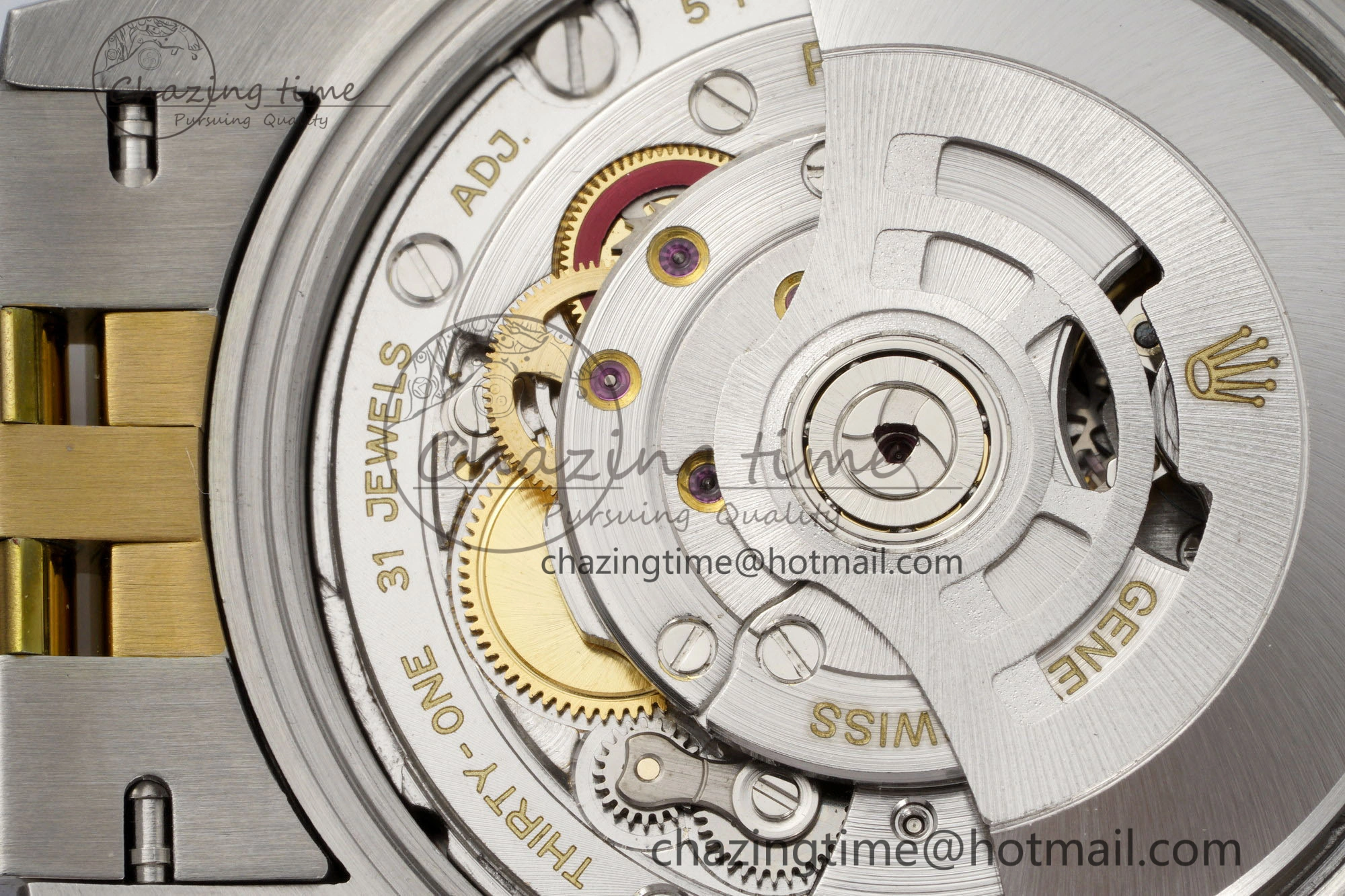 DateJust 36 SS YG Gold Wrapped JDF 1:1 Best Edition YG Diamonds Textured Dial on Jubilee Bracelet VR3235 V2
