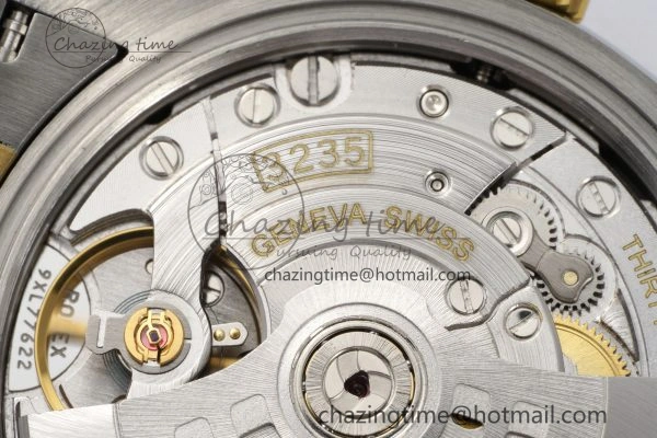 DateJust 36 SS YG Gold Wrapped JDF 1:1 Best Edition YG Diamonds Textured Dial on Jubilee Bracelet VR3235 V2