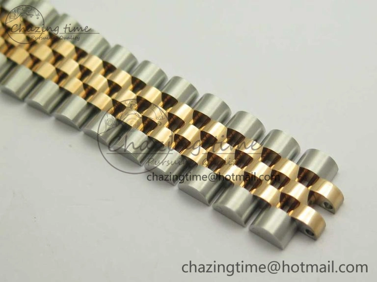 DateJust 36mm 116231 SS RG 904L ARF 1:1 Best Edition Black Dial Sticks Markers on 904L SS RG Jubilee Bracelet SA3135