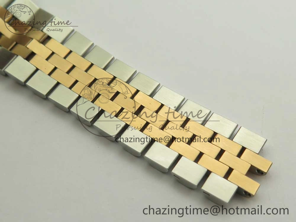 DateJust 36mm 116231 SS RG 904L ARF 1:1 Best Edition Black Dial Sticks Markers on 904L SS RG Jubilee Bracelet SA3135
