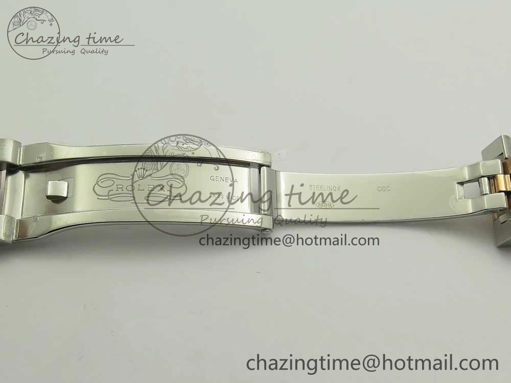 DateJust 36mm 116231 SS RG 904L ARF 1:1 Best Edition Black Dial Sticks Markers on 904L SS RG Jubilee Bracelet SA3135