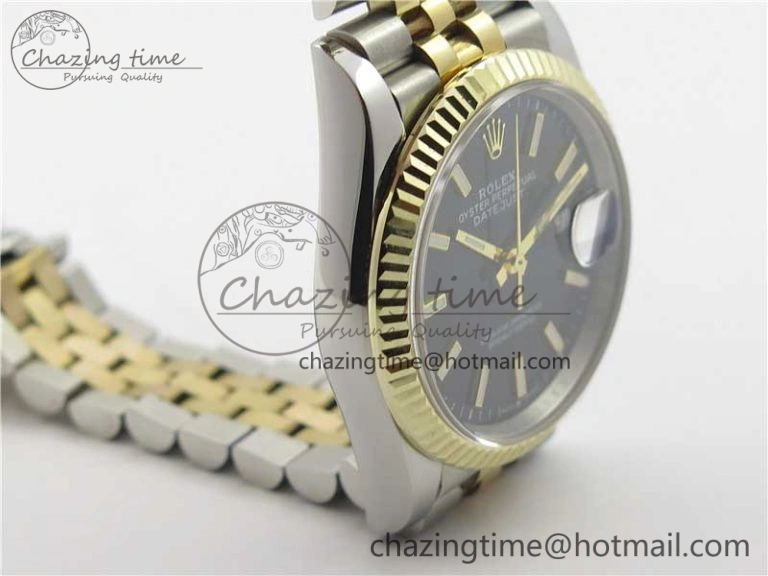 DateJust 36mm 126234 BP Maker 1:1 Best Edition 904L SS YG New Version Black Dial on Jubilee Bracelet