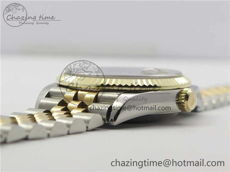 DateJust 36mm 126234 BP Maker 1:1 Best Edition 904L SS YG New Version Black Dial on Jubilee Bracelet