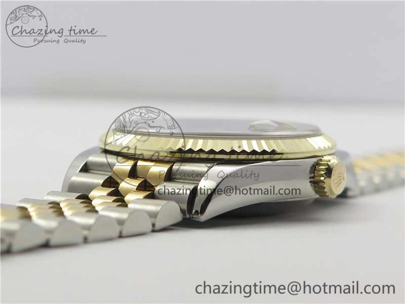 DateJust 36mm 126234 BP Maker 1:1 Best Edition 904L SS YG New Version Black Dial on Jubilee Bracelet