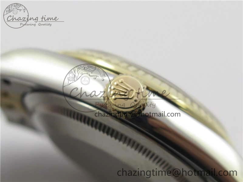 DateJust 36mm 126234 BP Maker 1:1 Best Edition 904L SS YG New Version Black Dial on Jubilee Bracelet