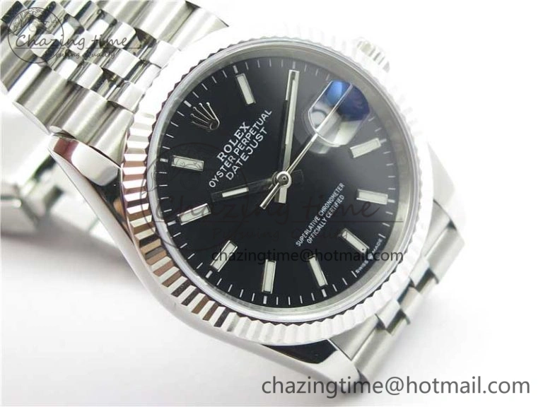 DateJust 36mm 126234 BP Maker 1:1 Best Edition 904L Steel New Version Black Dial on Jubilee Bracelet