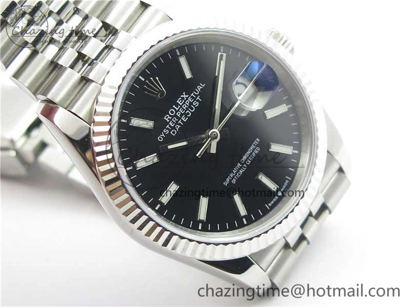 DateJust 36mm 126234 BP Maker 1:1 Best Edition 904L Steel New Version Black Dial on Jubilee Bracelet
