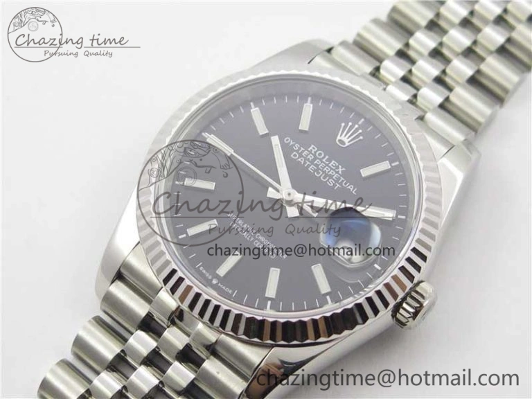 DateJust 36mm 126234 BP Maker 1:1 Best Edition 904L Steel New Version Black Dial on Jubilee Bracelet