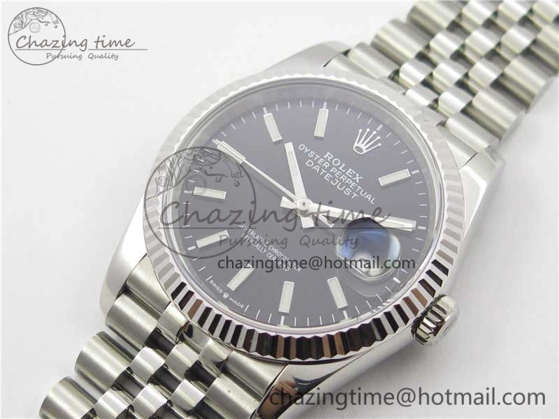 DateJust 36mm 126234 BP Maker 1:1 Best Edition 904L Steel New Version Black Dial on Jubilee Bracelet