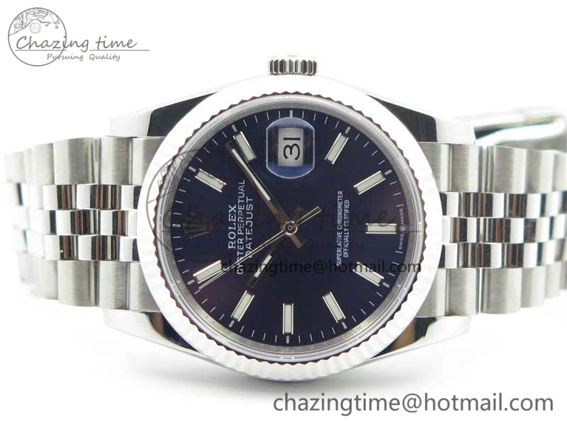 DateJust 36mm 126234 BP Maker 1:1 Best Edition 904L Steel New Version Blue Dial on Jubilee Bracelet