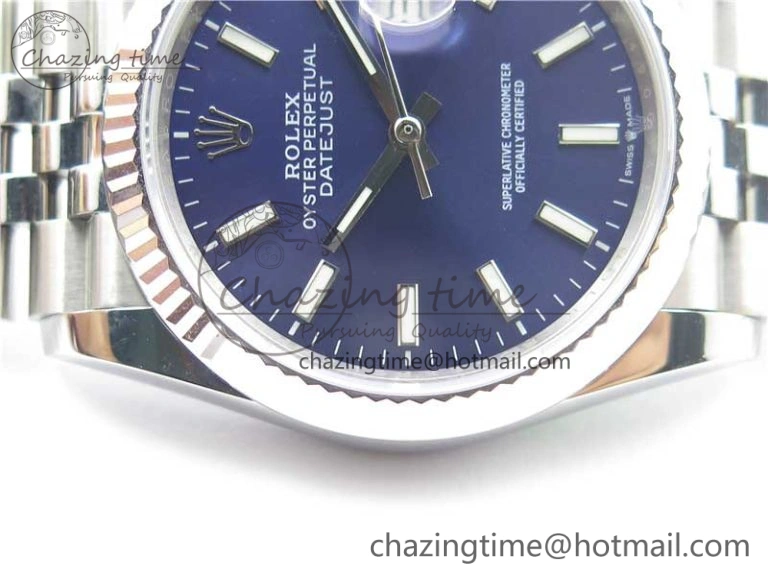 DateJust 36mm 126234 BP Maker 1:1 Best Edition 904L Steel New Version Blue Dial on Jubilee Bracelet