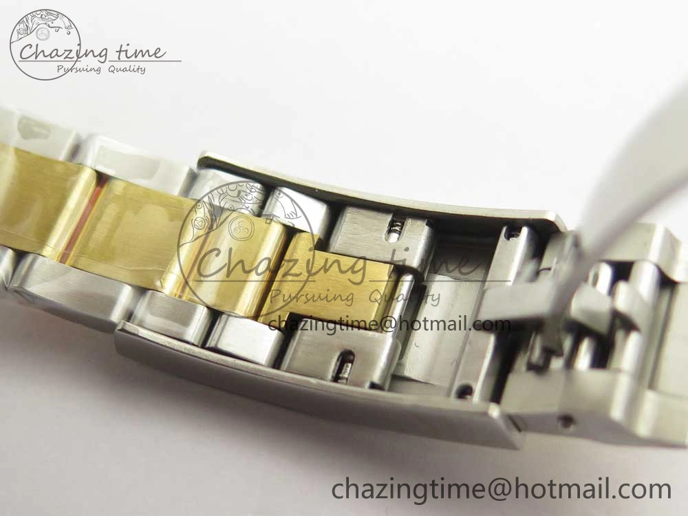 DateJust 36mm 904 SS RG Wrapped 116231 GMF Gray Diam Dial on SS RG Wrapped Jubilee Bracelet A2836