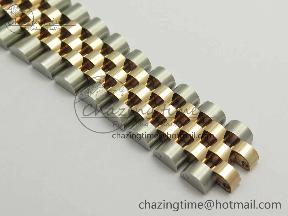 DateJust 36mm 904 SS RG Wrapped 116231 GMF RG Dial Roman on SS RG Wrapped Jubilee Bracelet A2836