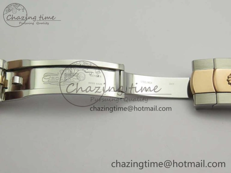 DateJust 36mm 904 SS RG Wrapped 116231 GMF RG Dial Roman on SS RG Wrapped Jubilee Bracelet A2836