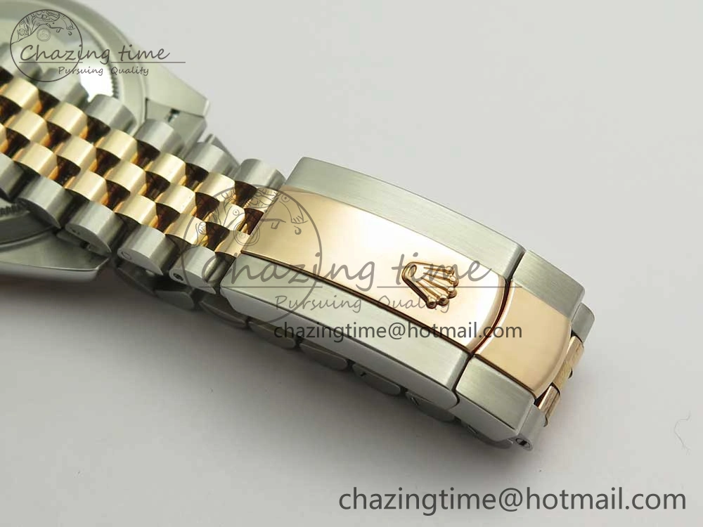 DateJust 36mm 904 SS RG Wrapped 116231 GMF RG Dial Roman on SS RG Wrapped Jubilee Bracelet A2836