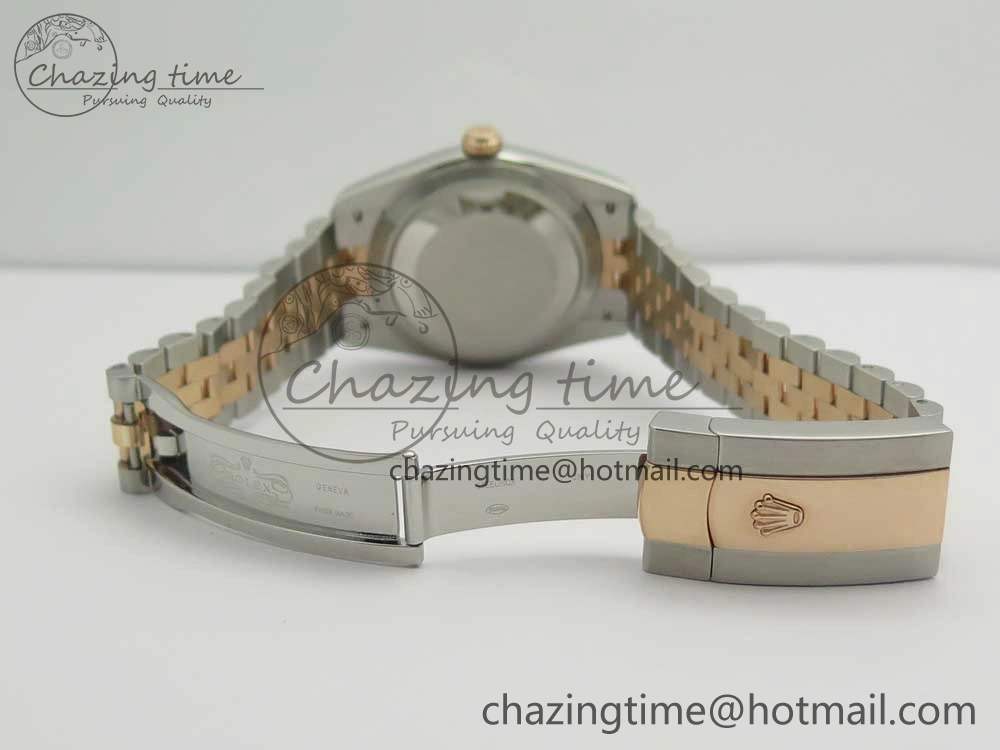 DateJust 36mm 904 SS RG Wrapped 116231 GMF RG Dial Roman on SS RG Wrapped Jubilee Bracelet A2836