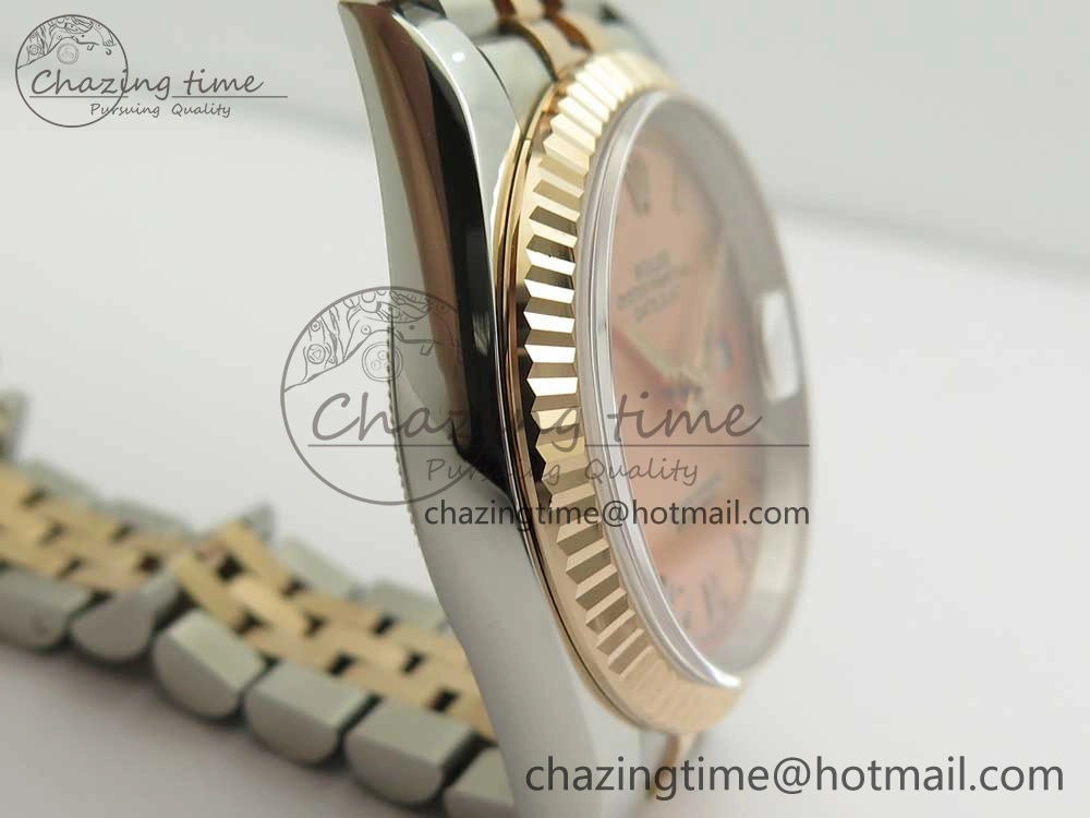 DateJust 36mm 904 SS RG Wrapped 116231 GMF RG Dial Roman on SS RG Wrapped Jubilee Bracelet A2836