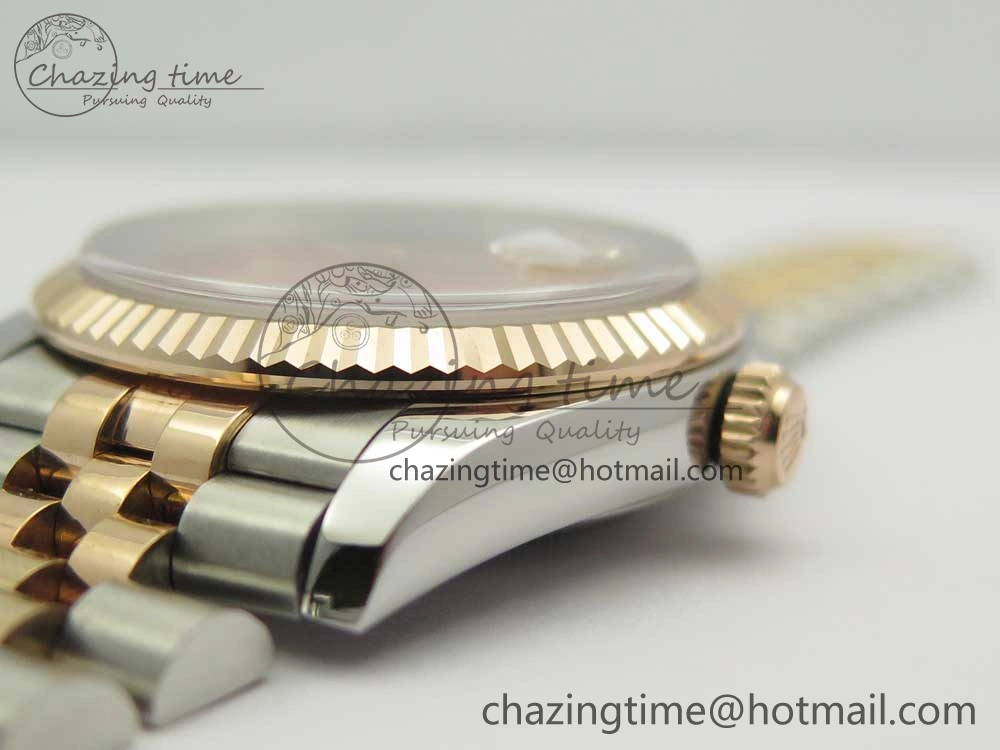 DateJust 36mm 904 SS RG Wrapped 116231 GMF RG Dial Roman on SS RG Wrapped Jubilee Bracelet A2836