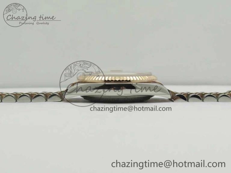 DateJust 36mm 904 SS RG Wrapped 116231 GMF RG Dial Roman on SS RG Wrapped Jubilee Bracelet A2836