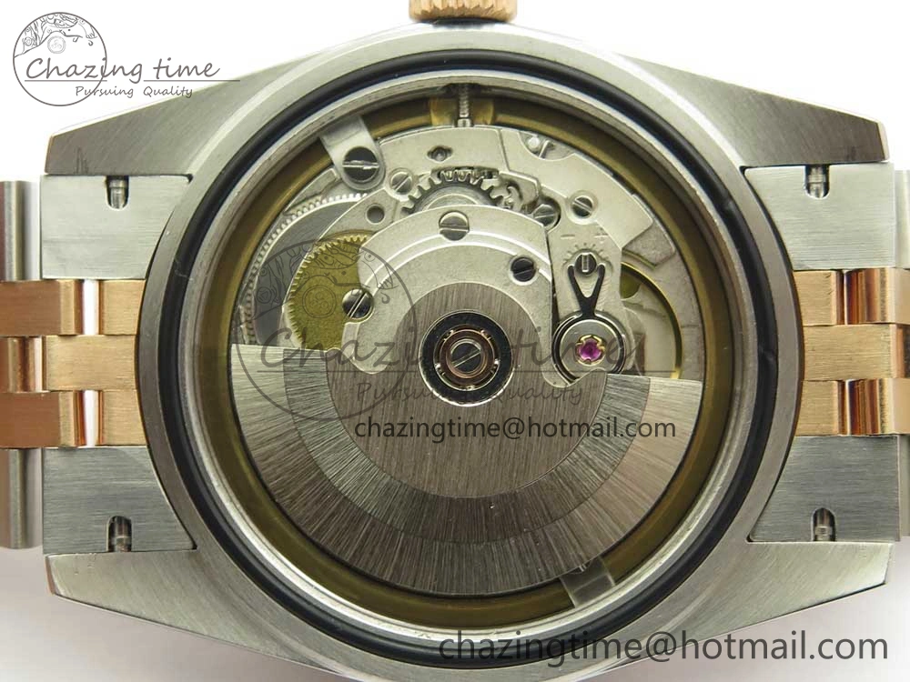 DateJust 36mm 904 SS RG Wrapped 116231 GMF RG Dial Roman on SS RG Wrapped Jubilee Bracelet A2836