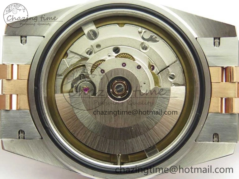 DateJust 36mm 904 SS RG Wrapped 116231 GMF RG Dial Roman on SS RG Wrapped Jubilee Bracelet A2836