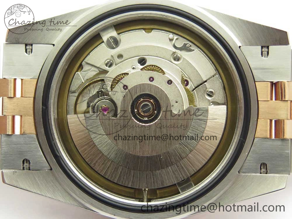 DateJust 36mm 904 SS RG Wrapped 116231 GMF RG Dial Roman on SS RG Wrapped Jubilee Bracelet A2836