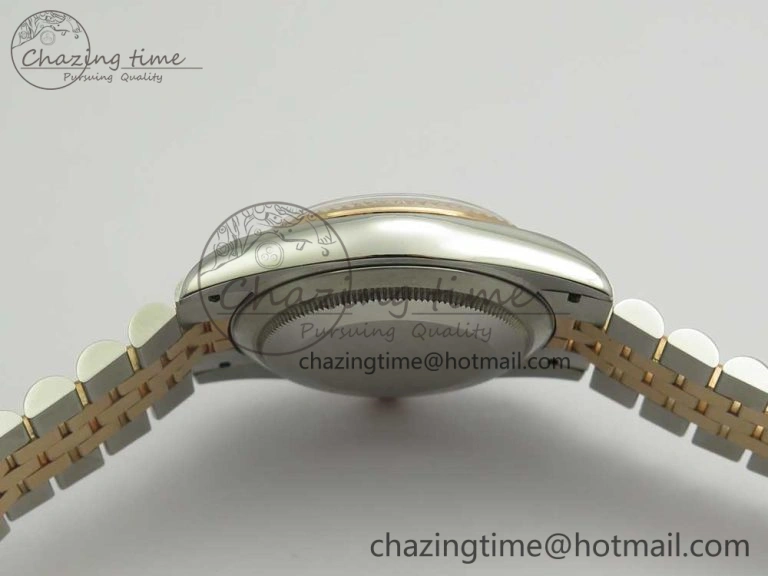 DateJust 36mm 904 SS RG Wrapped 116231 GMF RG Dial Roman on SS RG Wrapped Jubilee Bracelet A2836