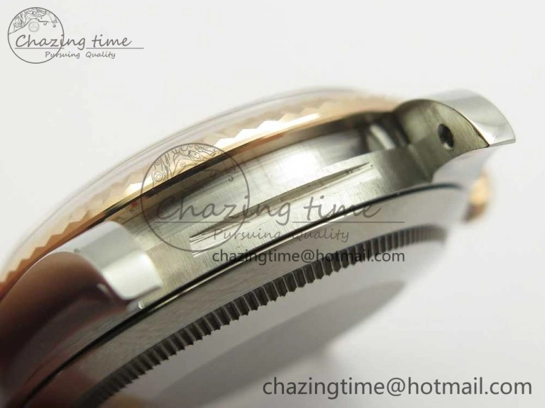 DateJust 36mm 904 SS RG Wrapped 116231 GMF RG Dial Roman on SS RG Wrapped Jubilee Bracelet A2836