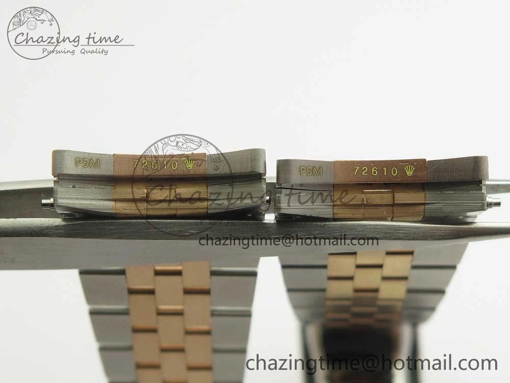 DateJust 36mm 904 SS RG Wrapped 116231 GMF RG Dial Roman on SS RG Wrapped Jubilee Bracelet A2836