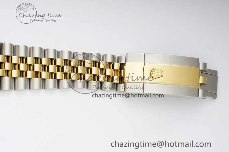 DateJust 36mm DIWF 1:1 Best Edition 904L Steel Computer Dial Diamonds Markers on SS YG Jubilee Bracelet SA3235