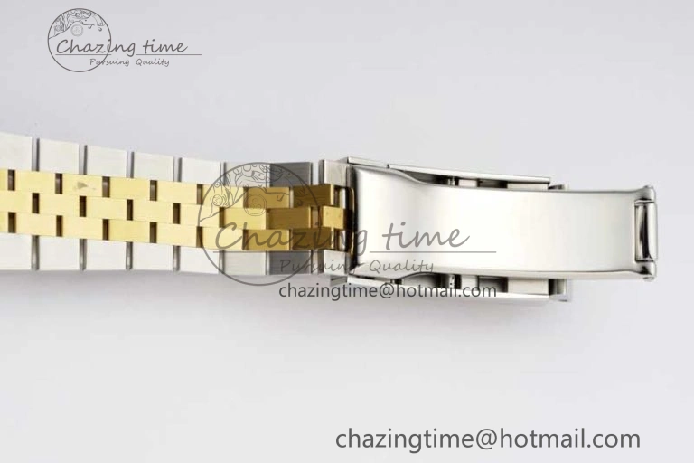 DateJust 36mm DIWF 1:1 Best Edition 904L Steel Computer Dial Diamonds Markers on SS YG Jubilee Bracelet SA3235