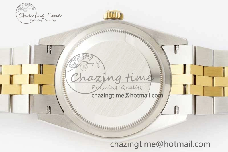 DateJust 36mm DIWF 1:1 Best Edition 904L Steel Computer Dial Diamonds Markers on SS YG Jubilee Bracelet SA3235
