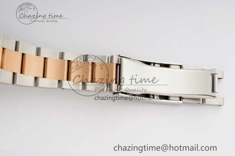 DateJust 36mm DIWF 1:1 Best Edition 904L Steel Gray Dial on SS RG Oyster Bracelet SA3235