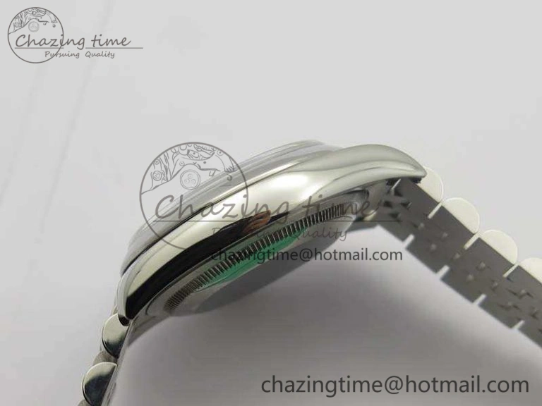 DateJust 36mm SS 116200 ARF 1:1 Best Edition Black Roman Dial On 904L SS Jubilee Bracelet SA3135