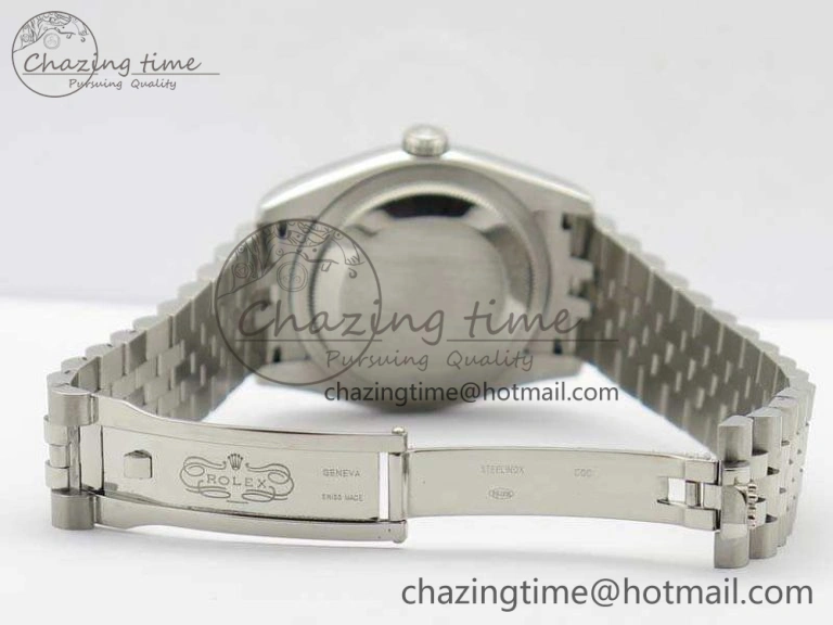 DateJust 36mm SS 116200 ARF 1:1 Best Edition Black Roman Dial On 904L SS Jubilee Bracelet SA3135