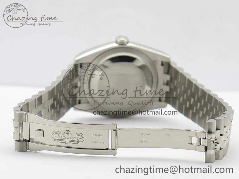 DateJust 36mm SS 116200 ARF 1:1 Best Edition Black Roman Dial On 904L SS Jubilee Bracelet SA3135
