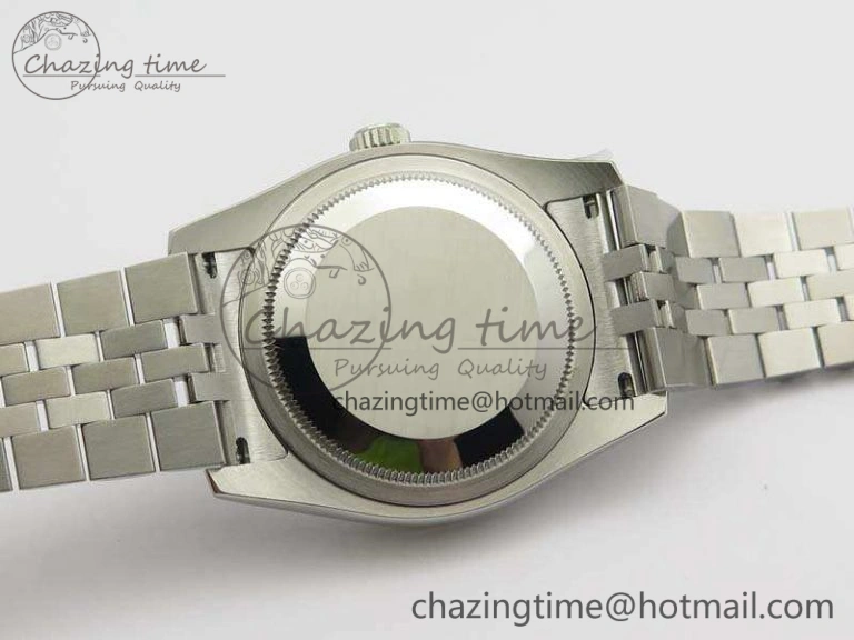 DateJust 36mm SS 116200 ARF 1:1 Best Edition Black Roman Dial On 904L SS Jubilee Bracelet SA3135