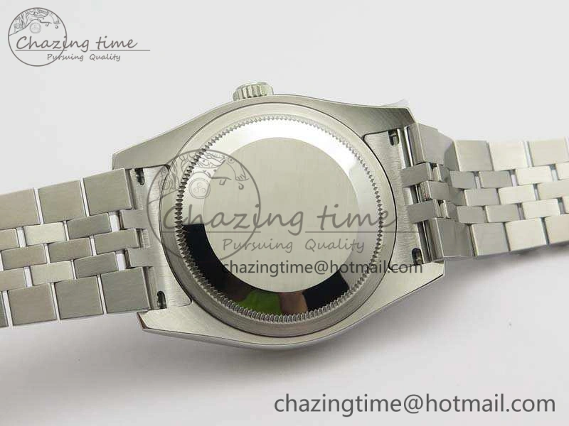 DateJust 36mm SS 116200 ARF 1:1 Best Edition Black Roman Dial On 904L SS Jubilee Bracelet SA3135