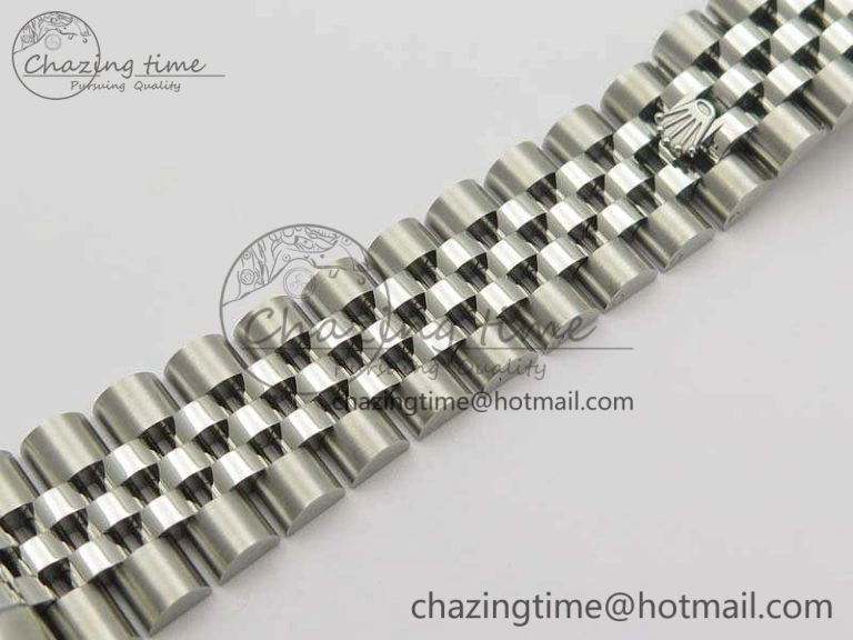 DateJust 36mm SS 116200 ARF 1:1 Best Edition Black Roman Dial On 904L SS Jubilee Bracelet SA3135