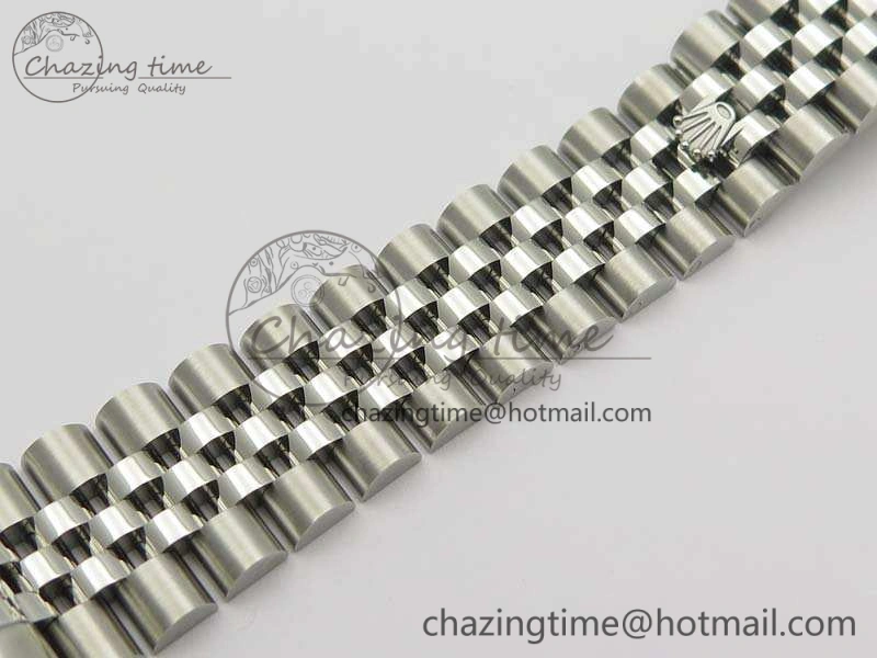 DateJust 36mm SS 116200 ARF 1:1 Best Edition Black Roman Dial On 904L SS Jubilee Bracelet SA3135