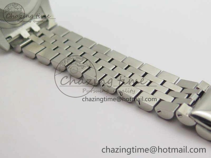 DateJust 36mm SS 116200 ARF 1:1 Best Edition Black Roman Dial On 904L SS Jubilee Bracelet SA3135