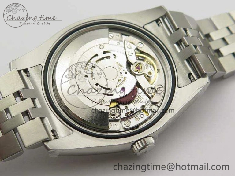DateJust 36mm SS 116200 ARF 1:1 Best Edition Black Roman Dial On 904L SS Jubilee Bracelet SA3135