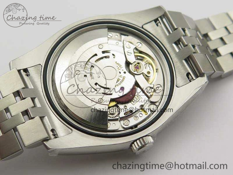 DateJust 36mm SS 116200 ARF 1:1 Best Edition Black Roman Dial On 904L SS Jubilee Bracelet SA3135